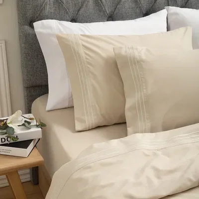 SABANAS KING TRIPLE FESTON BORDADO