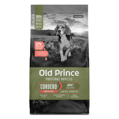 Old Prince Proteínas Noveles Adultos Razas Pequeñas Cordero y Arroz Integral