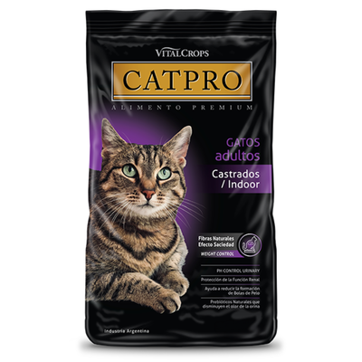 Catpro Gato Adulto Control Peso Castrados Urinary
