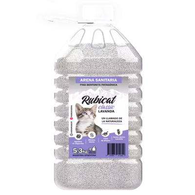 Rubicat Classic Lavanda Aglomerante Sanitario Gatos