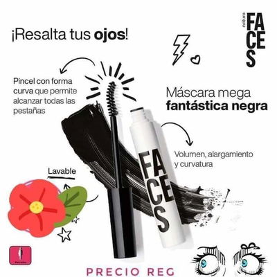 Máscara de Pestañas Mega Fantástica 