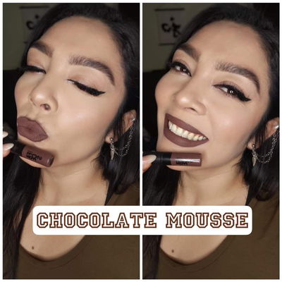 Labial Matte Larga Duración Chocolate Mousse