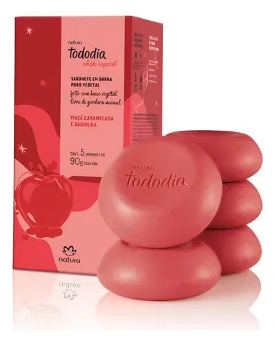 Caja con Jabones Manzana Caramelizada y Vainilla