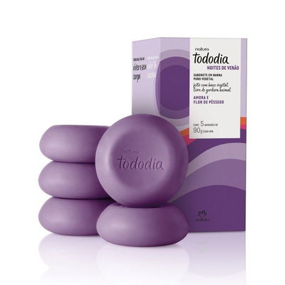 Caja con Jabones Mora y Flor de Durazno