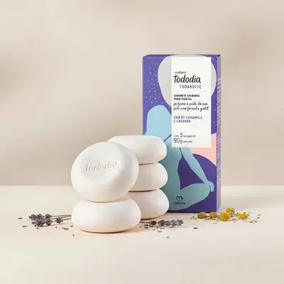 Caja con Jabones Te de Manzanilla y Lavanda