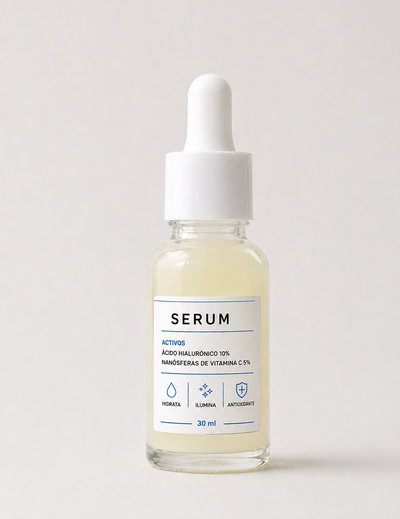 Sérum con Ácido Hialurónico y Vitamina C