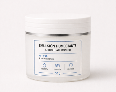 Emulsión Humectante con Ácido Hialurónico 