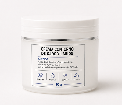 Contorno de ojos y labios