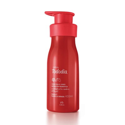 Crema Hidratante Corporal Frutilla y Vainilla Dorada