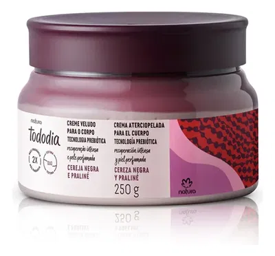 Crema Aterciopelada Corporal Cereza Negra y Praliné