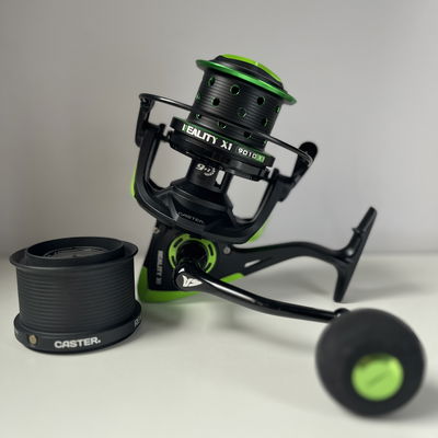Reel Frontal CASTER Reality 9010 X1 Mar Surf Casting 10 Rulemanes