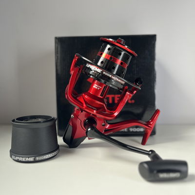 Reel Frontal CASTER Supreme 9008 Ultracast Mar Surf Casting 8 Rulemanes Cónico
