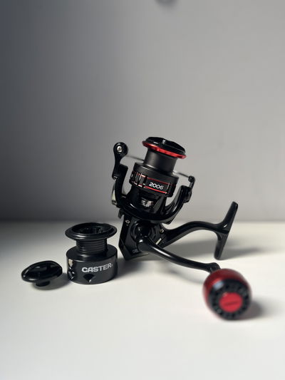 Reel Frontal CASTER Black Widow 2006 Spinning Pejerrey 6 Rulemanes