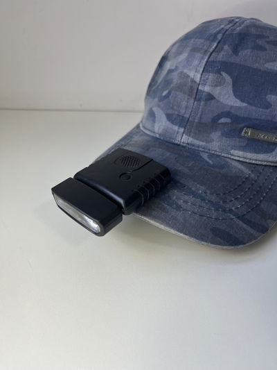 Linterna Led Cob Waterdog C/ Clip P/ Gorro, Pesca, Bici, Running, etc. 