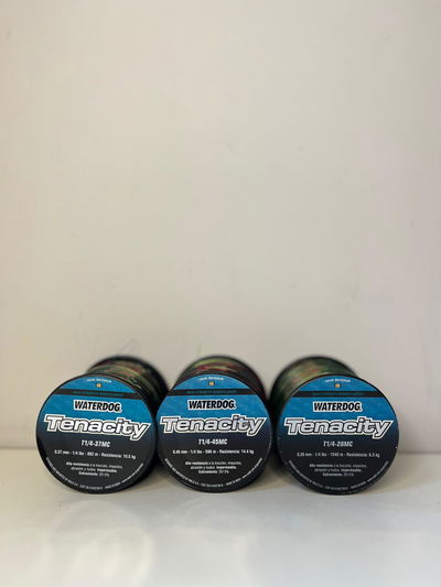 Bobina De Nylon Waterdog Tenacity 1/4lbs Medidas 0.28/0.37/0.45