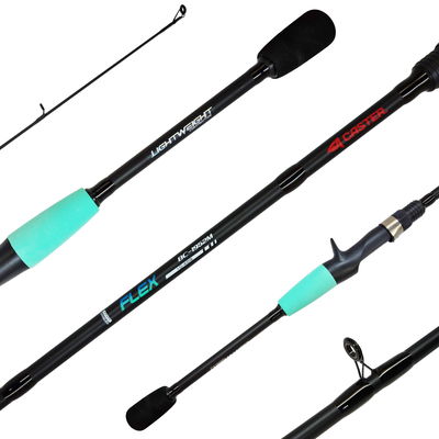 Caña CASTER Flex 1.95m Bait Casting Variada 6-12 Lb 10-40g