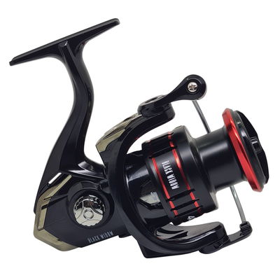 Reel Frontal CASTER Black Widow 4006 Variada Río 6 Rulemanes