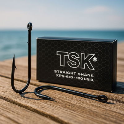 ANZUELOS TSK STRAIGHT SHANK Nº 4/0 X 7 UNIDADES