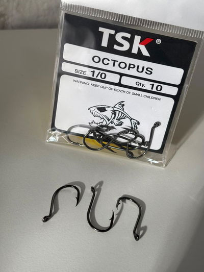 ANZUELOS TSK OCTOPUS  Nº2 BLISTER X 16 UNIDADES
