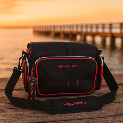 Bolso CASTER 101 Vadeo Señuelos Morral 35x19x21cm 3 Bolsillos