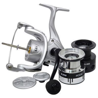 Reel Frontal CASTER Blade 6004 Variada Río Mar 4 Rulemanes 5.2:1