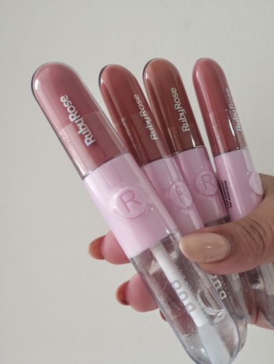 Labial líquido DUO + Gloss - Ruby Rose