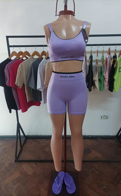 300 Conjunto sport bra con taza 