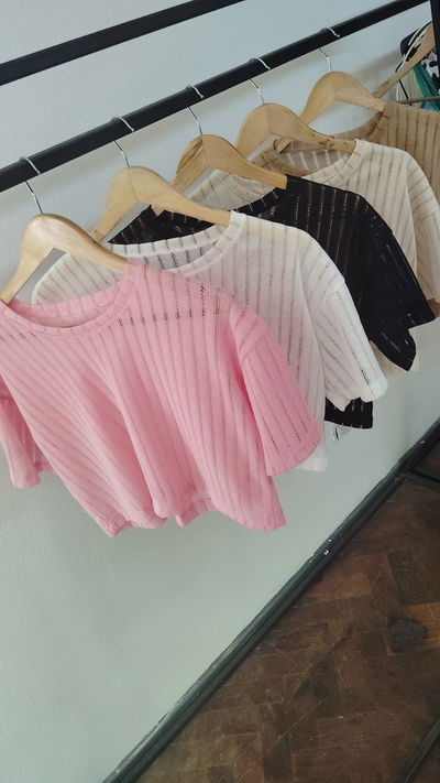 907 crop crochet 