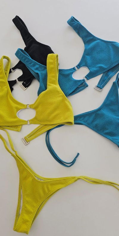 Art.006 bikini con apertura delantera jacquard 2 x $13000