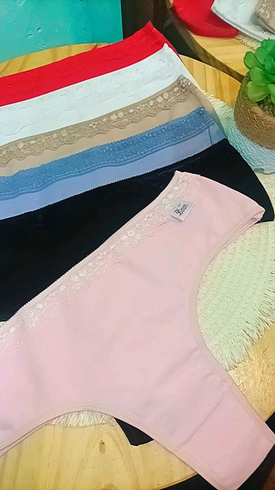 ART DL137-D CULOTE LESS CON PUNTILLA EN CINTURA (DOCENA)