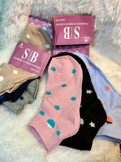 Art 227 soquetes dama x3