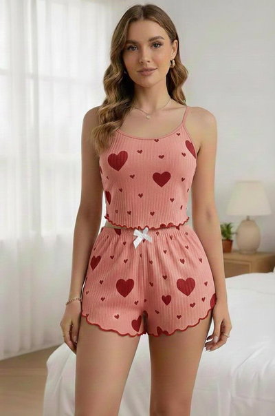 Art 1527 pijama morley corazones