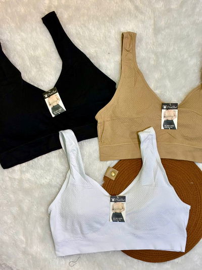 Art.472 top especial T105 al T120 entero atrás con bretel ancho y taza desmontable 