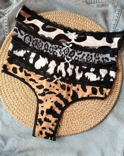 Art.199 less animal print x3