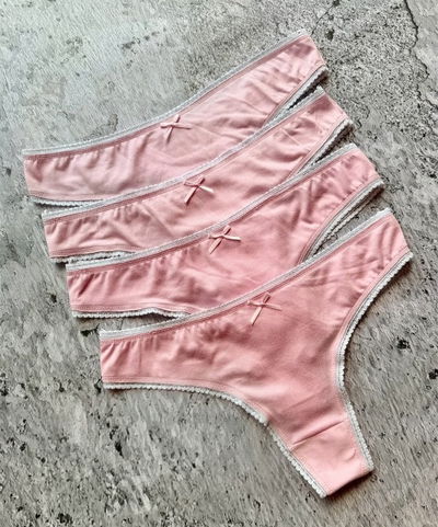 Art.201 less rosa bordes puntilla