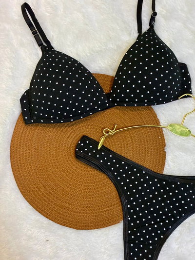 Art.651 triángulo soft de algodón con estrellitas 