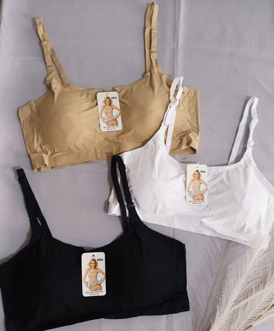 Art.471 top látex T90 al T105 entero atrás con bretel y taza desmontable  