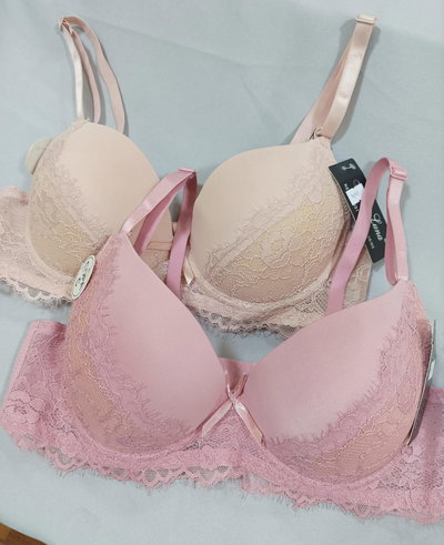 Art.441 corpiño soft con encaje Linda luna 