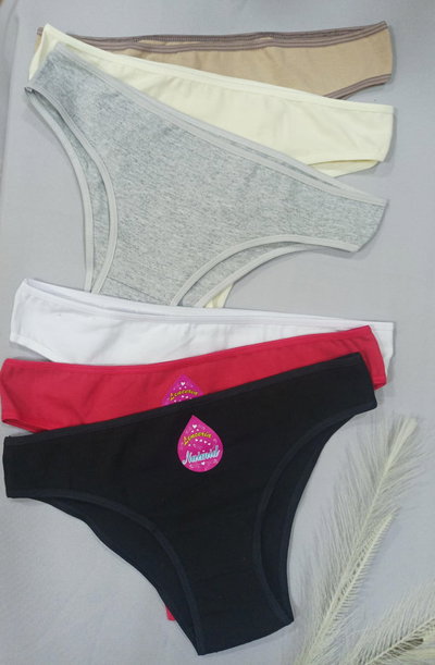 Art.179 Vedetinas básicas de algodón x3