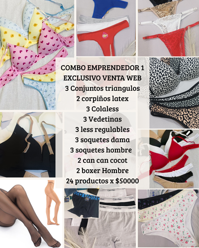 Art.10000 Combo emprendedor 1 (seleccionamos 24 prendas que duplicaran tus ingresos)