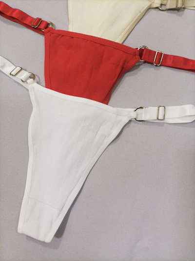 Art.115 Less elástico ancho de algodón x3