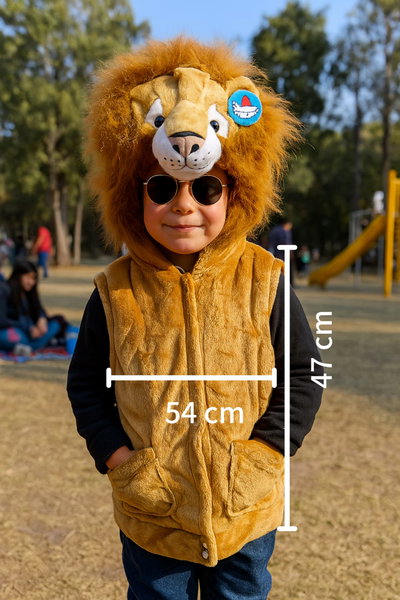 art.1520 chaleco niños personajes varios, dos medidas