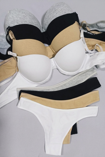Art.667 conjunto soft con push up de algodón 