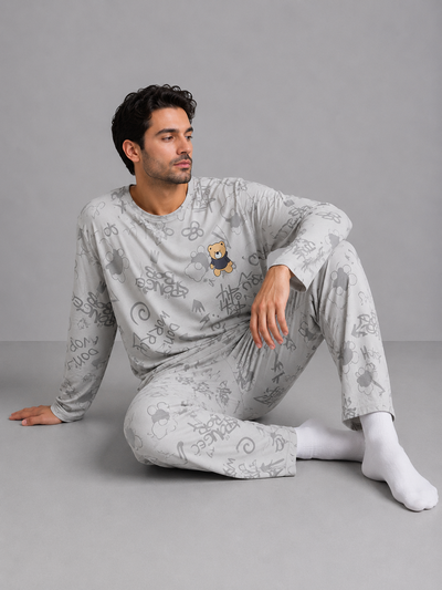 Art.1547 pijama de algodón con lycra hombre
