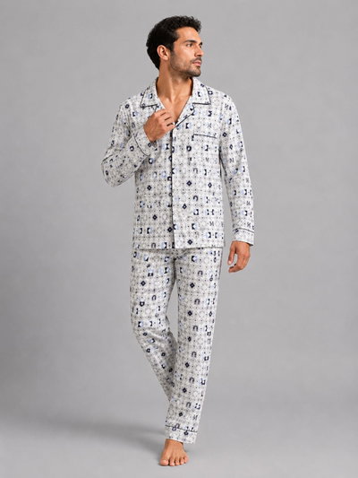 1548 pijama camisero de algodon