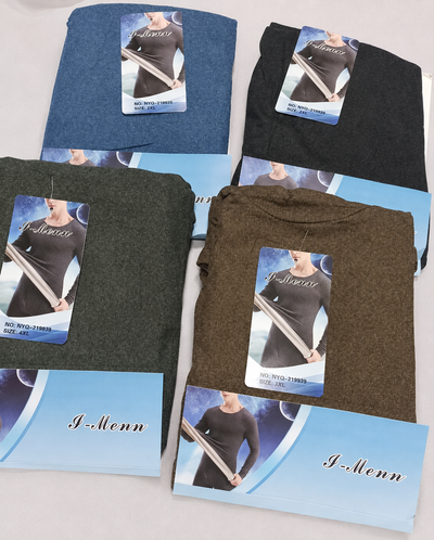 Art.1419 polera termica piel durazno efecto mil rayas