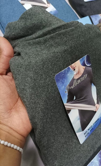Art.1419 polera termica piel durazno efecto mil rayas