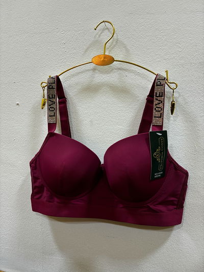 Art 435 Corpiño soft con bretel strass