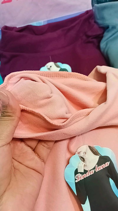 Art 1410 polera de algodón frizada linda luna