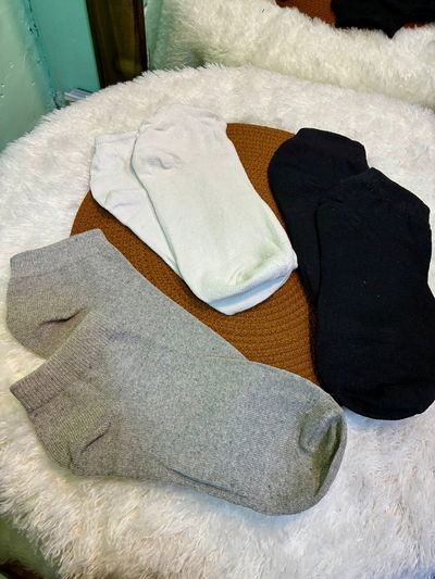207 Soquetes lisos x3 unisex